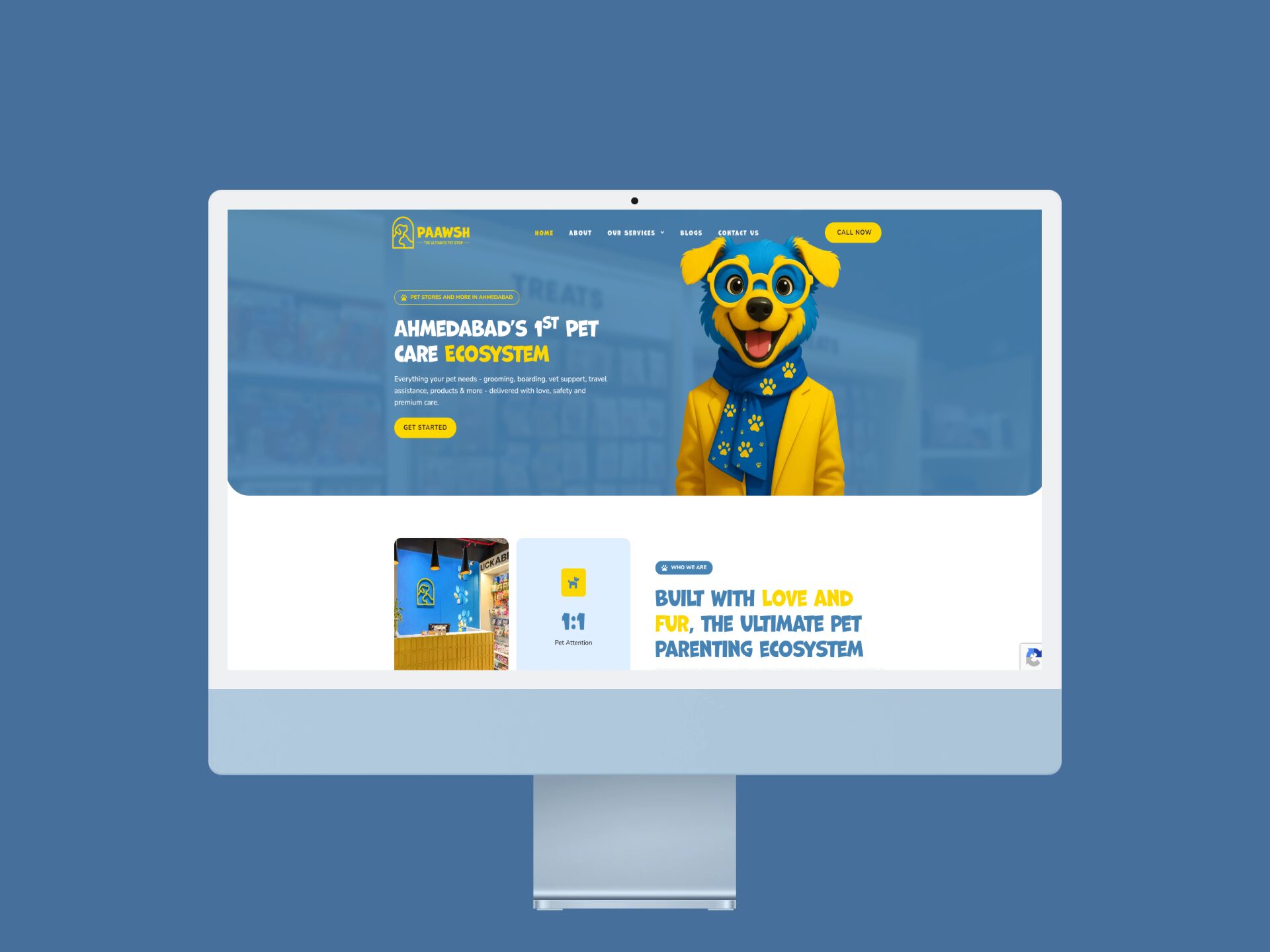 Paawsh Marketing Website